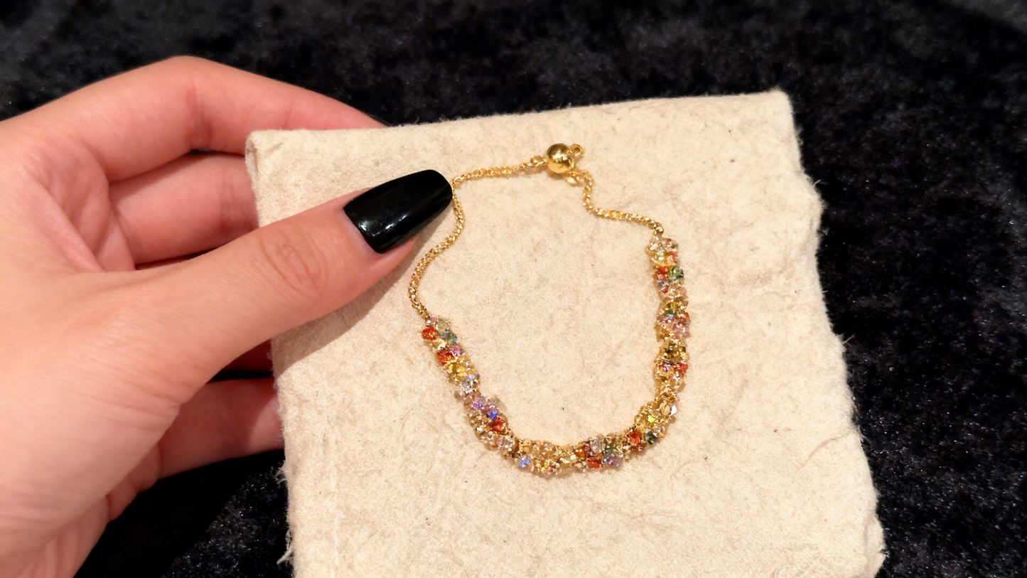 Handcrafted Gemstone Bracelet Set | Elevate Your Wrist Stack with Vibrant Sparkle