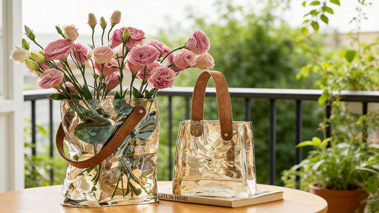 High-End Glazed Glass Decor - Handcrafted Artisanal Pieces for Elegant Home Styling