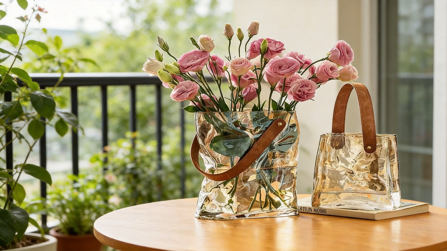 High-End Glazed Glass Decor - Handcrafted Artisanal Pieces for Elegant Home Styling