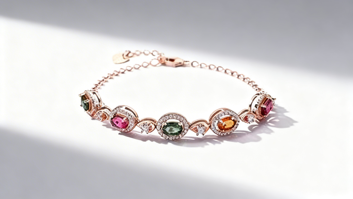 Luxury Gemstone Bracelet | Natural Gemstone for Good Fortune