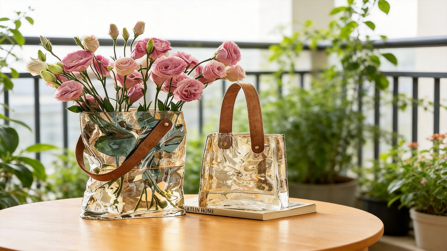 High-End Glazed Glass Decor - Handcrafted Artisanal Pieces for Elegant Home Styling